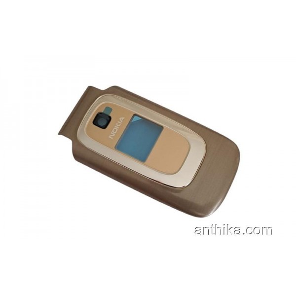 Nokia 6085 6086 Kapak Original Front Cover Gold Ne...