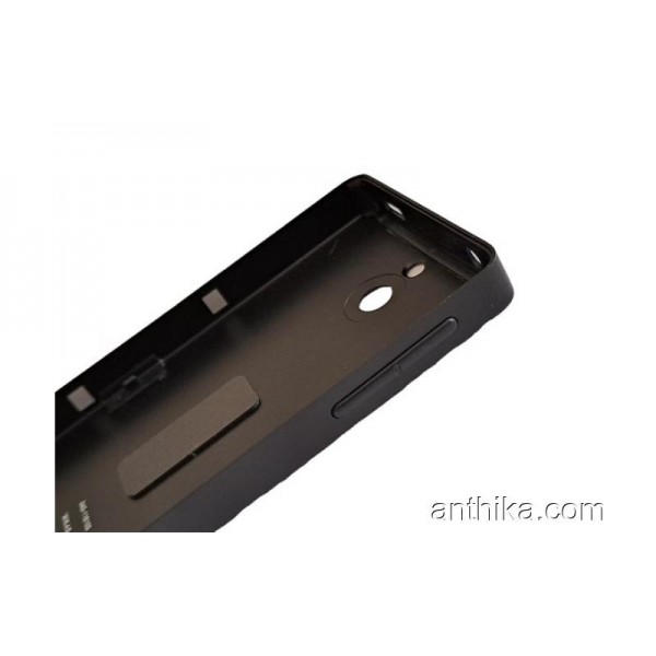 Nokia 515 Kapak Kasa Ses Açma Tuşu Original Back Cover Black New