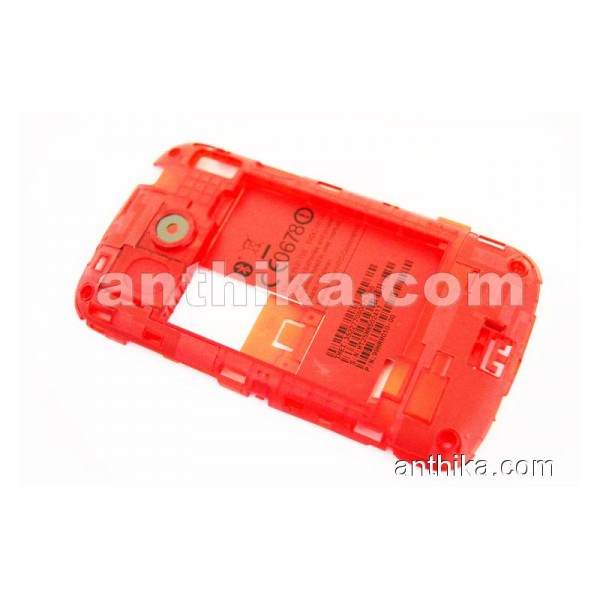 HTC Desire C Kasa Original Middle Cover Red Used
