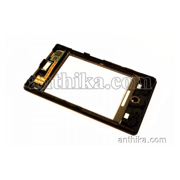 Nokia Asha 503 Dokunmatik Original Digitizer Touchscreen Black 00811M2