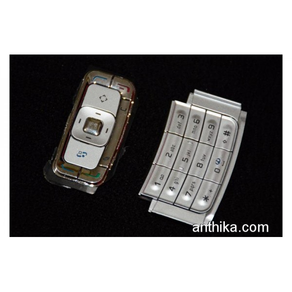 Nokia N95 Tuş Orjinal Kalitesinde Keypad Silver N...