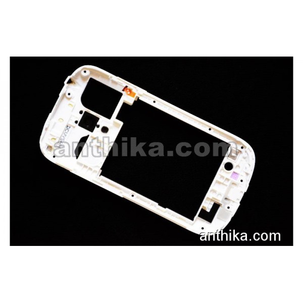 Samsung Galaxy S lll Mini i8190 Kasa Original Middle Cover White Used