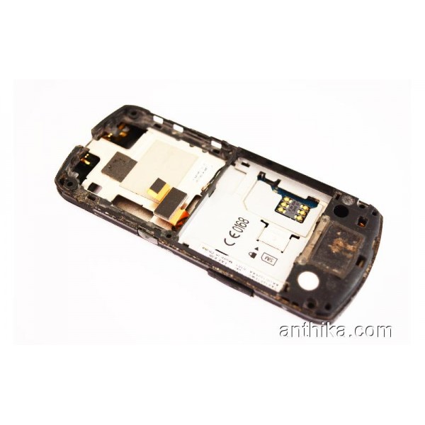 Motorola L7 Kapak Kasa Original Front Cover Middle Cover Silver Used