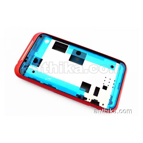 HTC Incredible S G11 Kapak Kasa Original Full Housing Red New