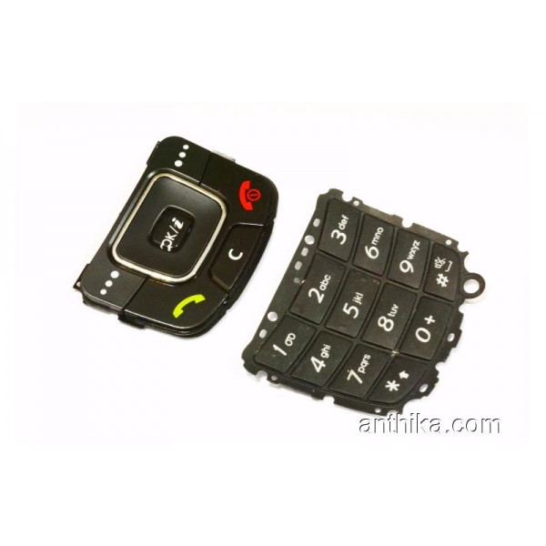 Samsung C300 Tuş Orjinal Keypad Black New