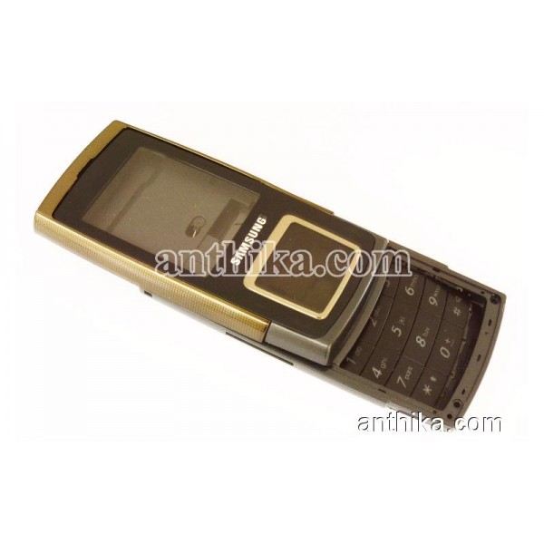 Samsung E950 Kapak Kasa Tuş Orjinal Full Housing Brown