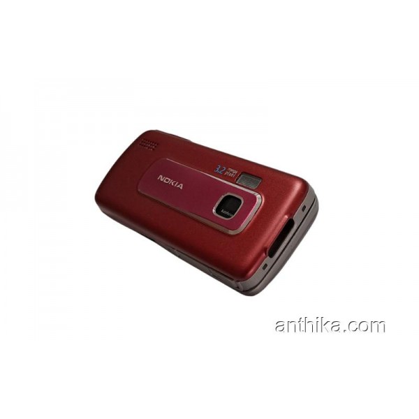 Nokia 6210 Navigator Kapak Kasa Tuş Full Housing Red New