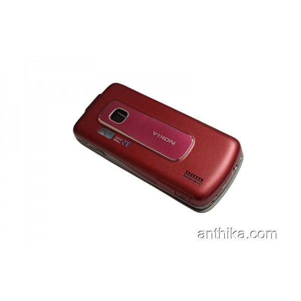 Nokia 6210 Navigator Kapak Kasa Tuş Full Housing Red New