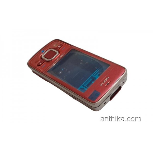 Nokia 6210 Navigator Kapak Kasa Tuş Full Housing Red New