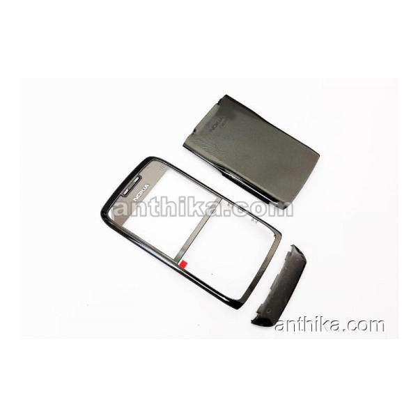 Nokia E71 Kapak Set Original Cover Black New