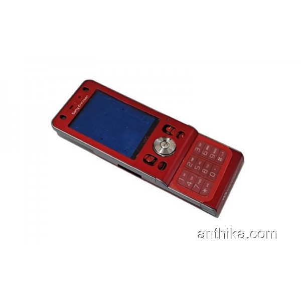 Sony Ericsson w910 w910i Kapak Kasa Tuş Kırmızı Full Housing New