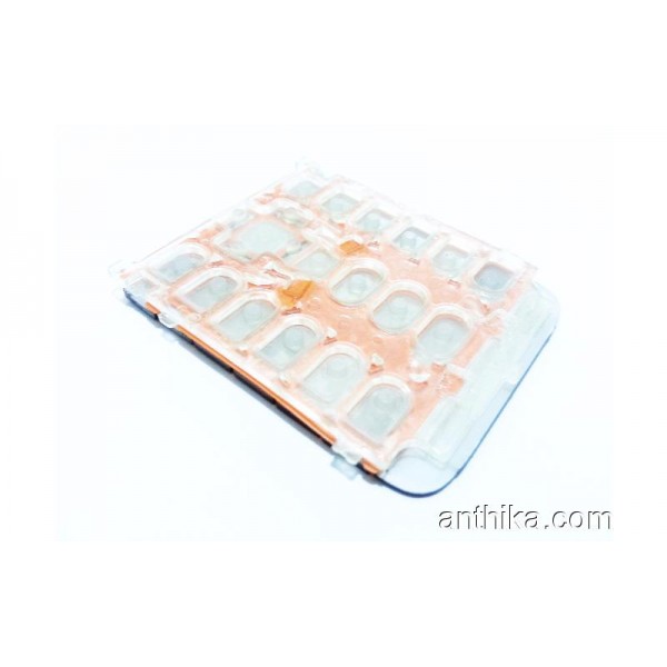 Nokia 3500 Classic Tuş Orjinal Keypad Black Orange