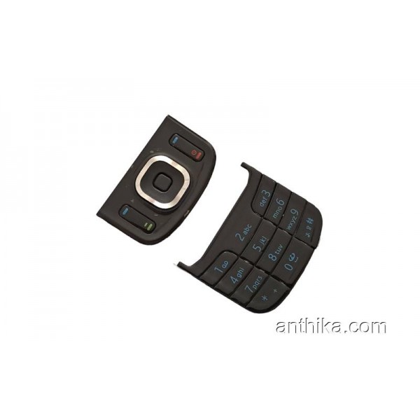 Nokia 6260 Slide Tuş High Quality Keypad Black Ne...
