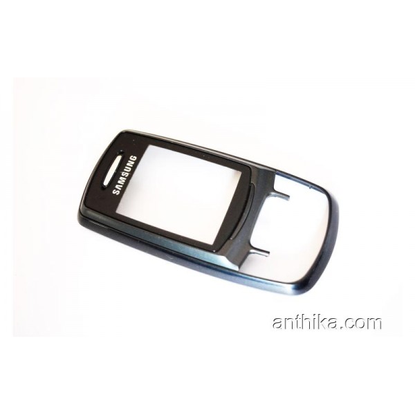 Samsung E370 Kapak Original Front Cover Black Used