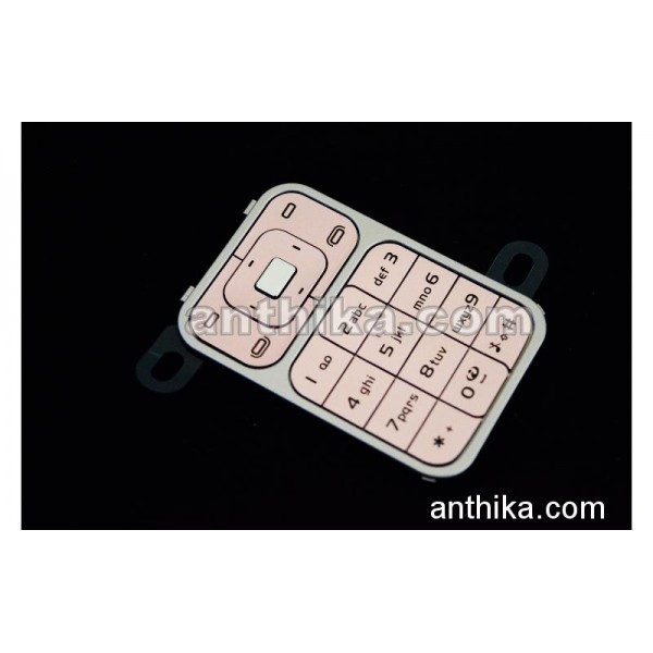 Nokia 7390 Tuş Original Keypad Pink New 9799547