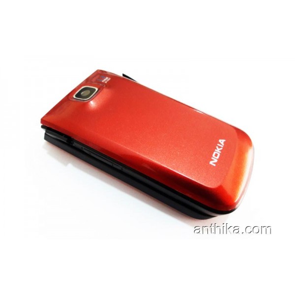 Nokia 2720 Fold Kapak Kasa Tuş High Quality Full Housing Red New