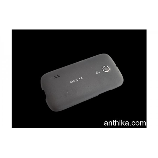 Turkcell T20 Kapak Original Battery Cover Dark Gra...