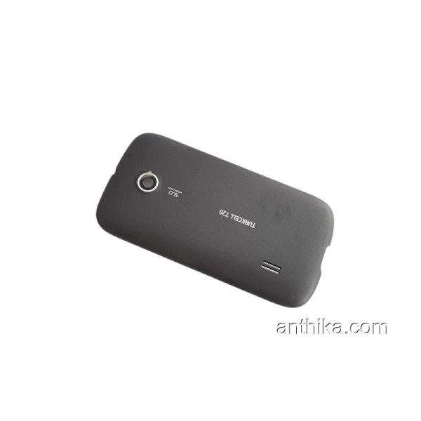 Turkcell T20 Kapak Original Battery Cover Dark Gray New