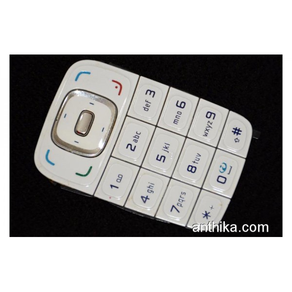 Nokia 6131 Tuş Orjinal Kalitesinde Keypad White N...