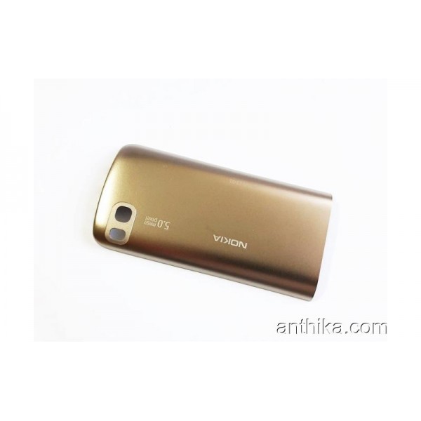 Nokia C3-01 Kapak Orjinal Battery Cover Gold New 0...