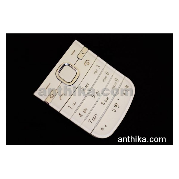 Nokia 6730 Classic Tuş Original Keypad White New