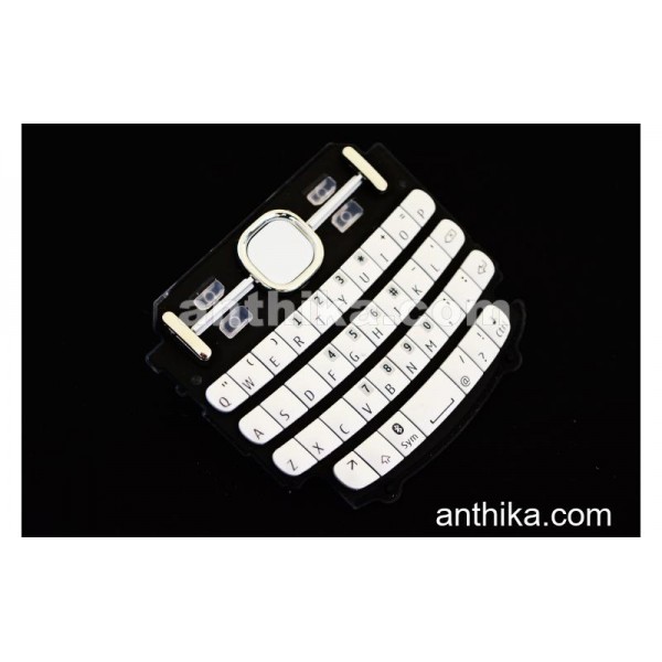 Nokia Asha 200 201 Tuş Original Keypad White New