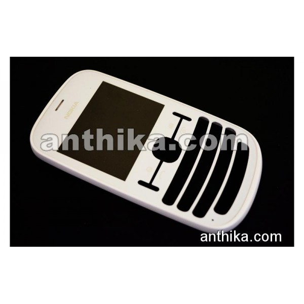 Nokia Asha 200 201 Kapak Original Front Cover Whit...