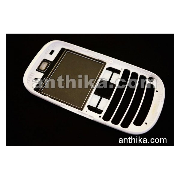 Nokia Asha 200 201 Kapak Original Front Cover White Used