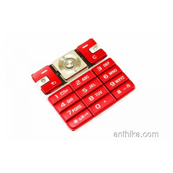 Sony Ericsson K610 K610i Tuş Orjinal Keypad Red N...