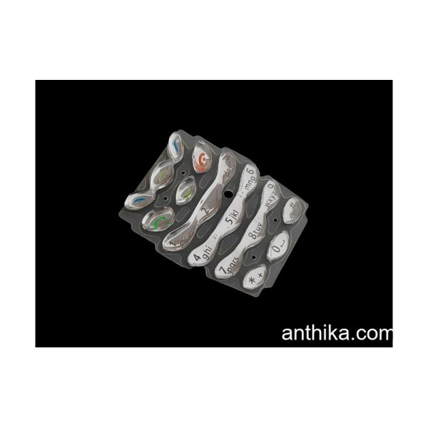 Nokia 3410 Tuş 3410 Cam Tuş Beyaz