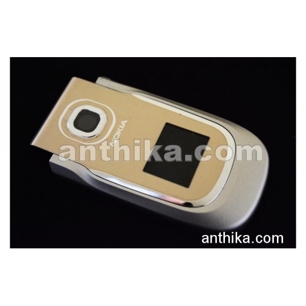 Nokia 2760 Kapak Original Front Cover Gold New