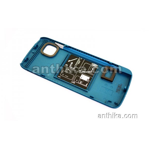 Nokia 5230 Kapak Kalem Original Battery Cover Stylus Blue New