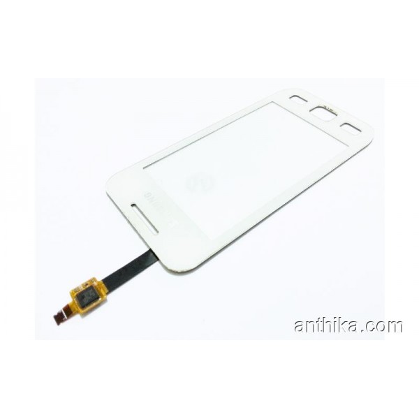 Samsung S5250 S5750 Orjinal Dokunmatik Digitizer Touchscreen White-3