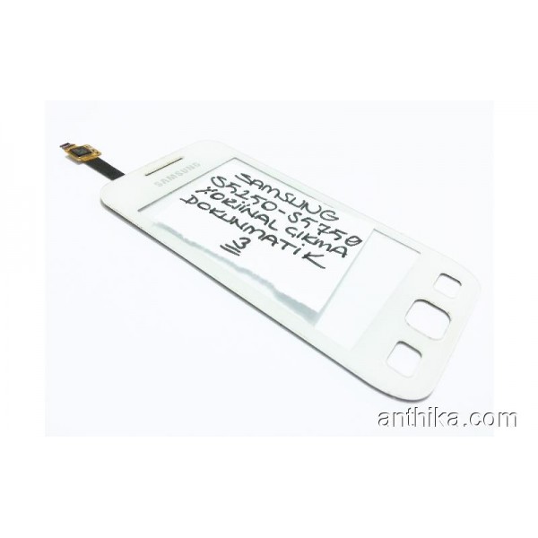 Samsung S5250 S5750 Orjinal Dokunmatik Digitizer Touchscreen White-3