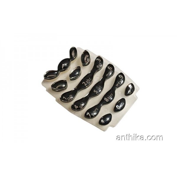 Nokia 3410 Tuş Nokia 6510 Cam Tuş Siyah