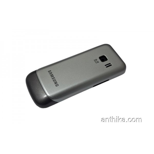 Samsung c3530 Kapak Kasa Tuş Full Housing Silver New Good Quality