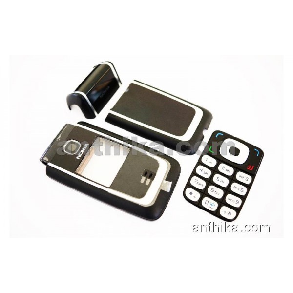 Nokia 6125 Kapak Tuş Original Cover Set Black New