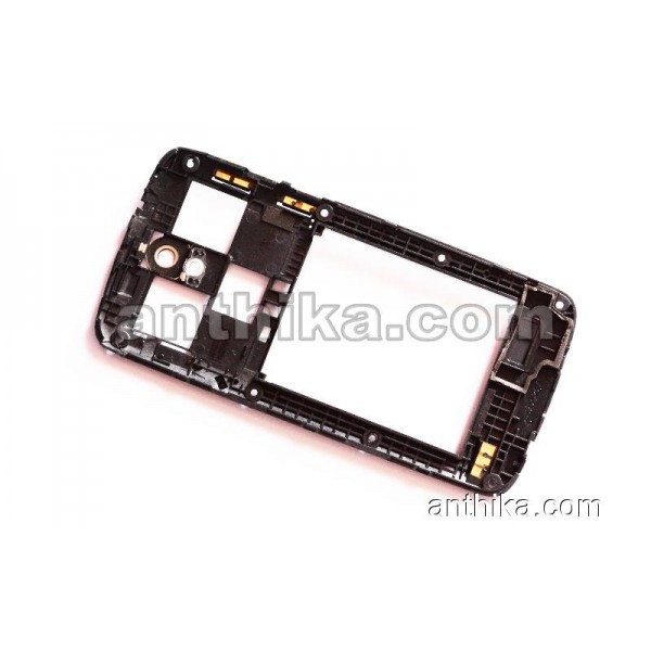 HTC Desire 500 Kasa Original Middle Cover Black Red Used