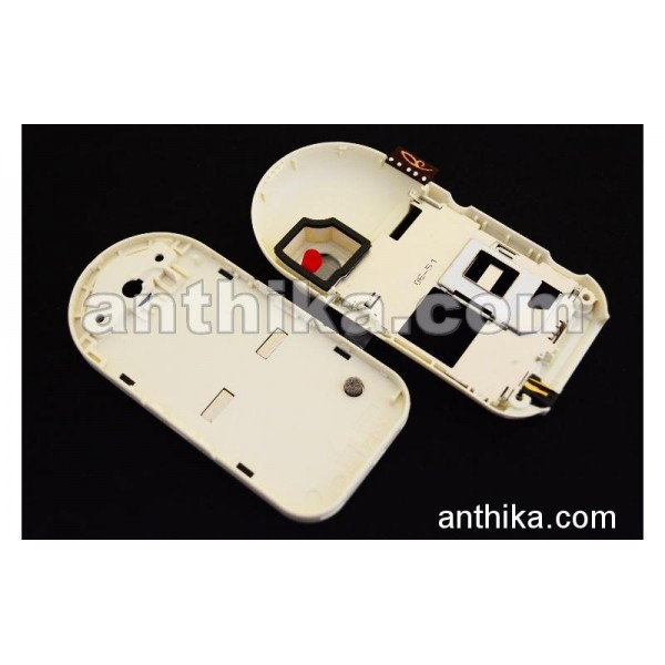 Nokia 7370 Kasa Ayna Original Middle Cover B-Cover Deko Plate Chreme New