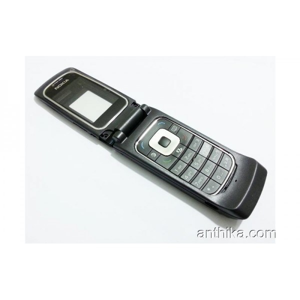 Nokia 6555 Fold Kapak Kasa Tuş Full Housing Black New