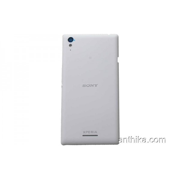 Sony Xperia T3 Kapak Siyah D5102 Arka Kapak Beyaz
