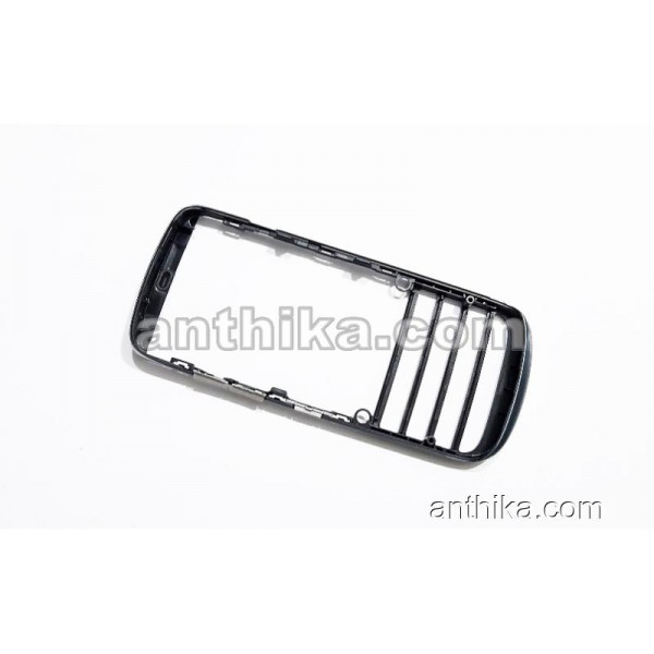 Nokia 300 Asha Kapak Original Front Cover Silver New