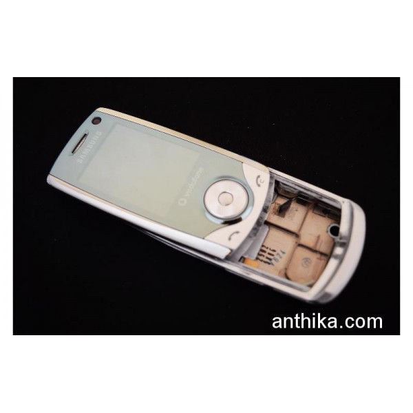 Samsung U700 Kapak Kasa Tuş Original Housing Silver Used