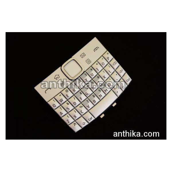Nokia E6 E6-00 Tuş Original Keypad Silver New
