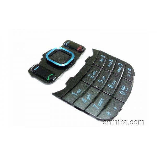 Nokia 6600 Slide  Tuş Orjinal Keypad Black