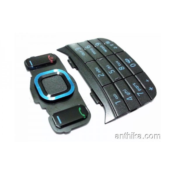 Nokia 6600 Slide  Tuş Orjinal Keypad Black