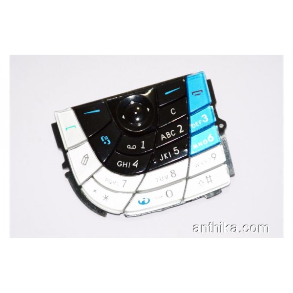 Nokia 7610 Tuş Orjinal Kalitesinde Keypad Black B...