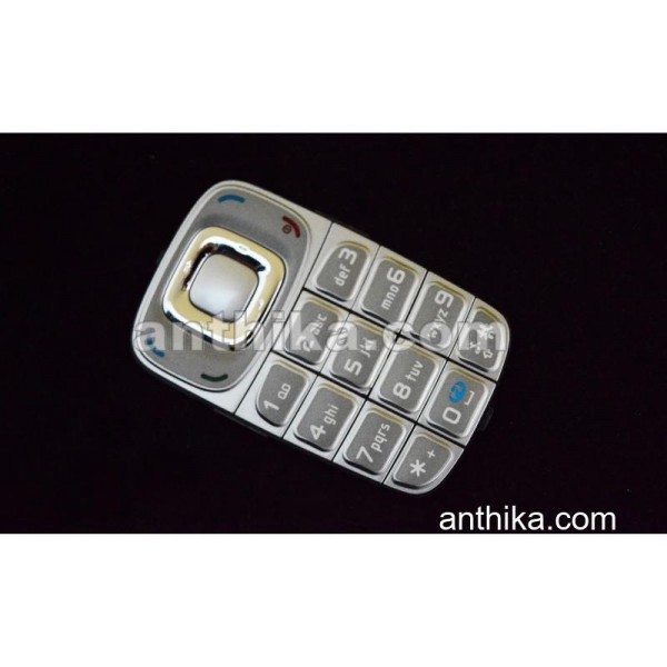 Nokia 6085 Tuş Original Keypad Gray New