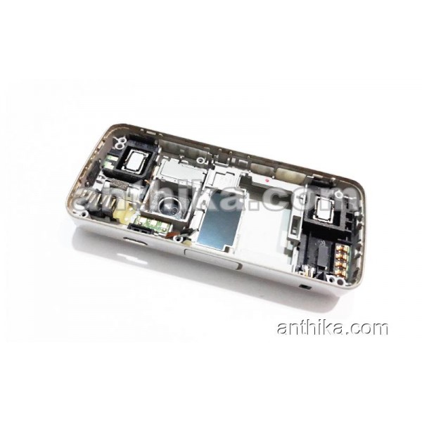 Nokia N82 Kasa Kapak Anten Buzzer Flex Original Middle Cover White Used