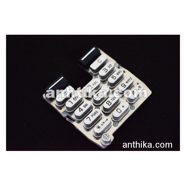 Sony Ericsson K300 K300i Tuş Original Keypad Silv...